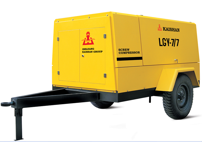 开山牌电动柴动螺杆式空压机